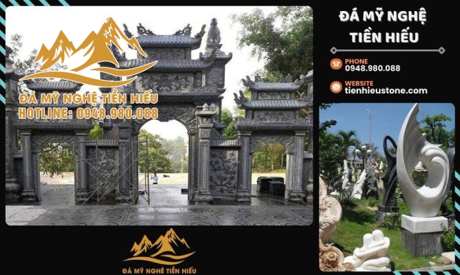 Các sản phẩm từ đá xanh Thanh Hóa được sử dụng phổ biến trong các công trình quan trọng, thể hiện sự tinh tế và bền vững.