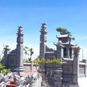KHU LĂNG MỘ ĐÁ 5,5 x 6M – GỌN GÀNG NHƯNG VẪN TRANG NGHIÊM, CHUẨN MỰC