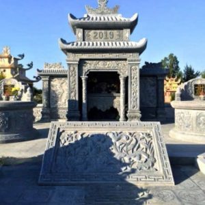 KHU LĂNG MỘ ĐÁ 7x12m – KHÔNG GIAN TÂM LINH TRANG NGHIÊM VÀ BỀN VỮNG