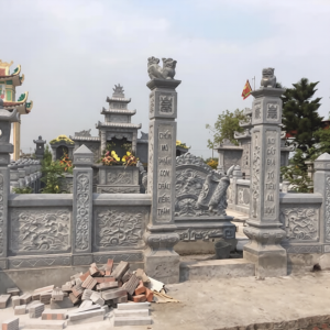 KHU LĂNG MỘ ĐÁ 5 x 9M – NHỎ GỌN, TRANG NGHIÊM, TRỌN VẸN ĐẠO HIẾU