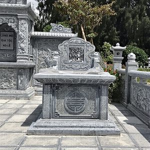 MỘ NGAI ĐÁ – KIỂU DÁNG CỔ KÍNH, TRANG TRỌNG TRONG KIẾN TRÚC TÂM LINH